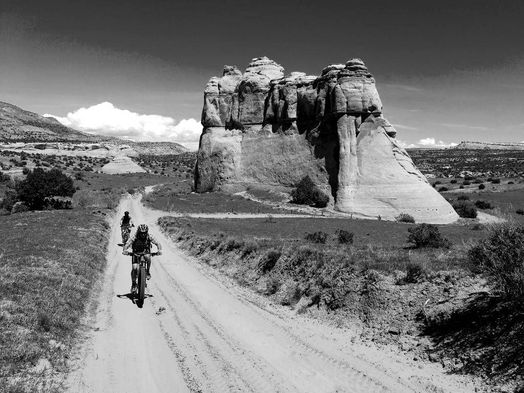 Rob Danzman bikepacking in Utah